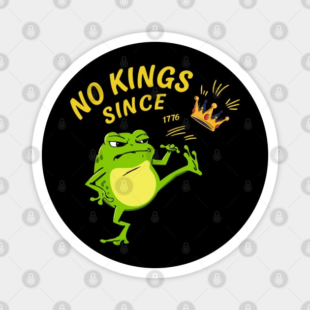 No-Kings Magnet by Creatifly Graphic Tees